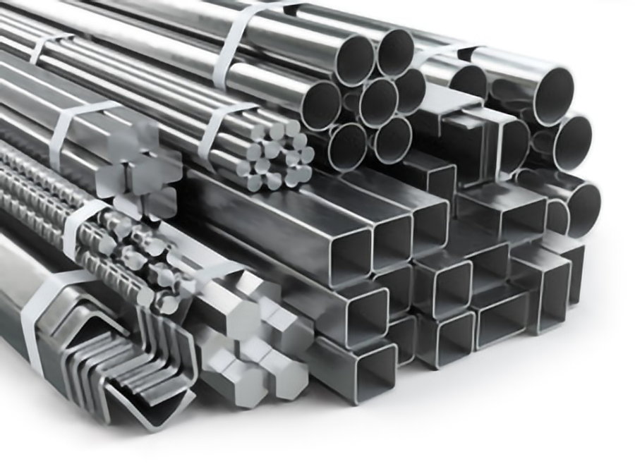 Types of steel and processing parameters
