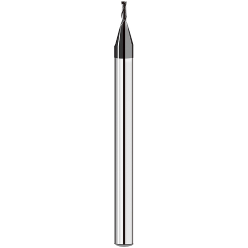 600 2-flute flat end mill with microminiature diameter