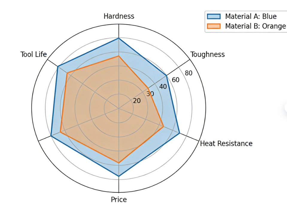 Performance comparison chart of cobalt and carbide drill bit materials.png