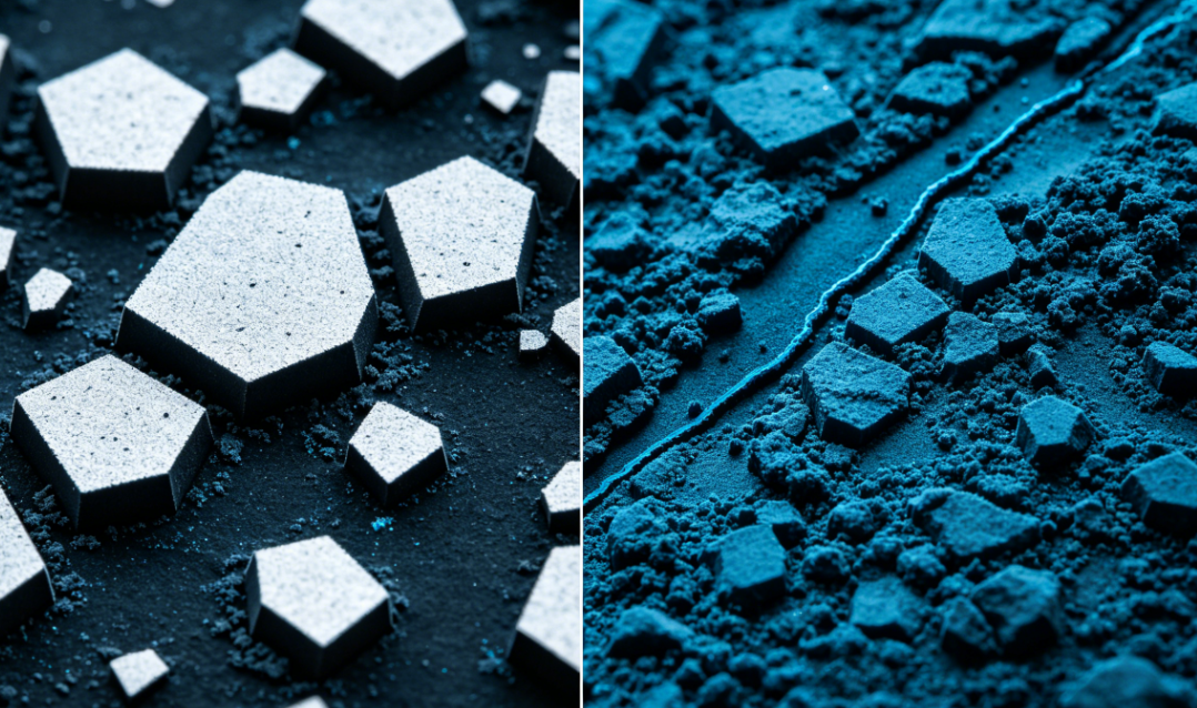 ultra-fine and coarse tungsten carbide grains in a cobalt binder.png